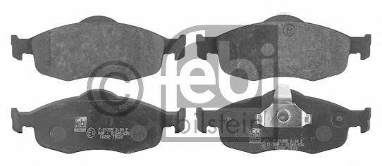 Комплект гальмівних колодок, дискове гальмо FEBI BILSTEIN 16202