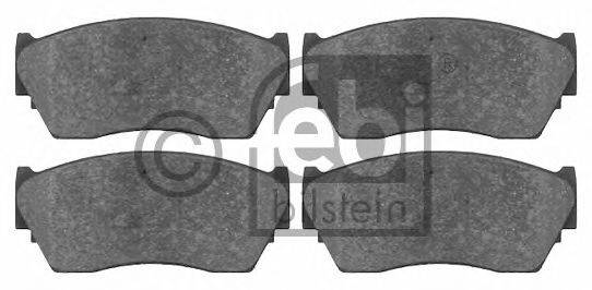 Комплект гальмівних колодок, дискове гальмо FEBI BILSTEIN 16204