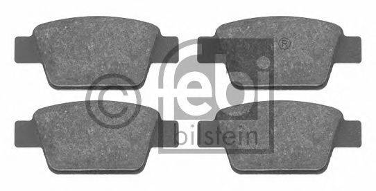 Комплект гальмівних колодок, дискове гальмо FEBI BILSTEIN 16556