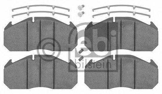 Комплект гальмівних колодок, дискове гальмо FEBI BILSTEIN 16567