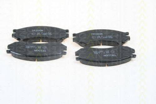 Комплект гальмівних колодок, дискове гальмо TRISCAN 8110 14947
