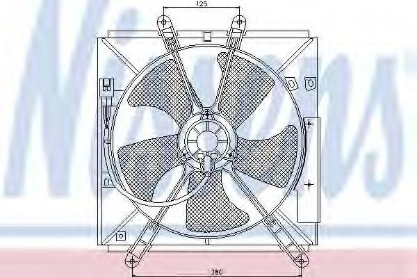 NISSENS 85330 Вентилятор системы охлаждения двигателя