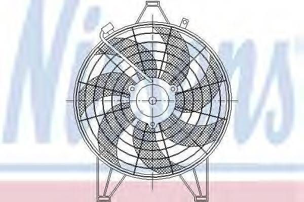Вентилятор конденсатора кондиционера NISSENS 85531