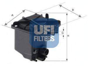 UFI 2402700 Топливный фильтр