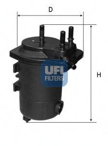 UFI 2405200 Топливный фильтр