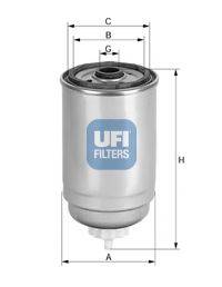 UFI 2444400 Топливный фильтр