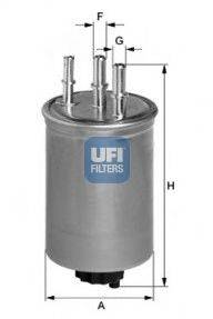 UFI 2444500 Топливный фильтр