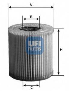 UFI 2501600 Фильтр масляный ДВС 