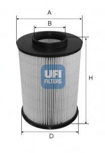 UFI 2767500 Воздушный фильтр