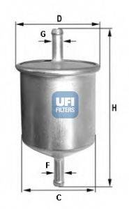 Паливний фільтр UFI 31.529.00