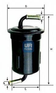 Паливний фільтр UFI 31.715.00