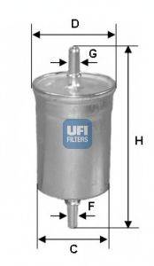 Топливный фильтр UFI 31.846.00