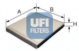 Фільтр, повітря у внутрішньому просторі UFI 53.051.00