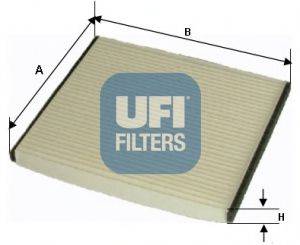 Фільтр, повітря у внутрішньому просторі UFI 53.186.00