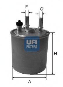 UFI 2407300 Топливный фильтр