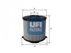 UFI 2605800 Топливный фильтр