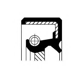 Кільце ущільнювача, ступінчаста коробка передач; Кільце валу, що ущільнює, автоматична коробка передач; Кільце ущільнювача, диференціал CORTECO 19035212B