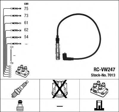 Комплект проводов зажигания NGK 7013