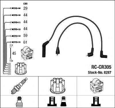 Комплект проводов зажигания NGK 8287