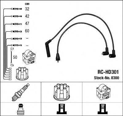 Комплект проводов зажигания NGK 8300