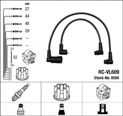 Комплект проводов зажигания NGK 8500