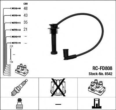 Комплект проводов зажигания NGK 8542