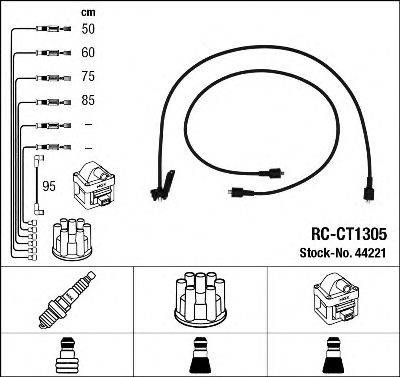 Комплект проводов зажигания NGK 44221