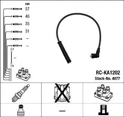 Комплект проводов зажигания NGK 4077