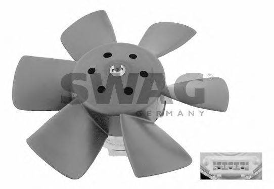 Вентилятор системы охлаждения двигателя SWAG 30 90 6990