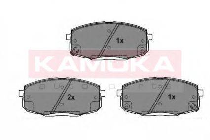 KAMOKA JQ101202 Комплект гальмівних колодок, дискове гальмо
