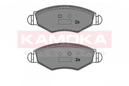 Комплект гальмівних колодок, дискове гальмо KAMOKA JQ1012756