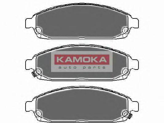 Комплект гальмівних колодок, дискове гальмо KAMOKA JQ101136