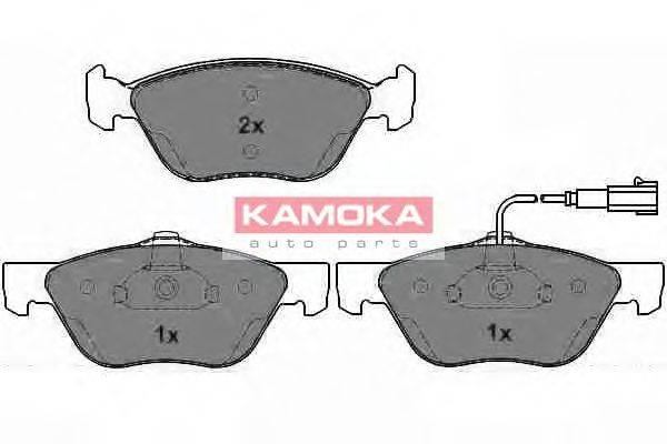 Комплект гальмівних колодок, дискове гальмо KAMOKA JQ1012598