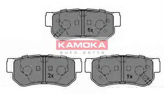 KAMOKA JQ1013212 Комплект гальмівних колодок, дискове гальмо