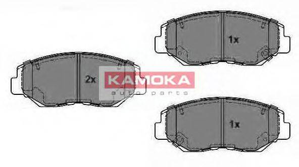 Комплект гальмівних колодок, дискове гальмо KAMOKA JQ1013316