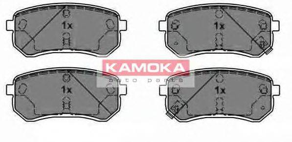 Комплект гальмівних колодок, дискове гальмо KAMOKA JQ1013804