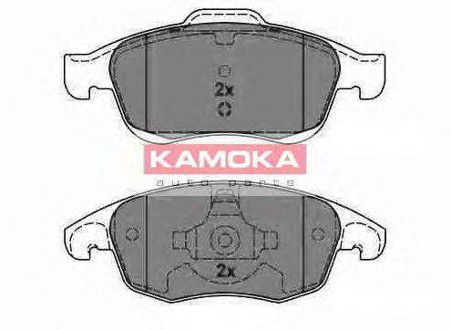 KAMOKA JQ1013942 Комплект гальмівних колодок, дискове гальмо