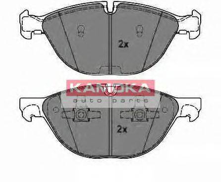 Комплект гальмівних колодок, дискове гальмо KAMOKA JQ1018158