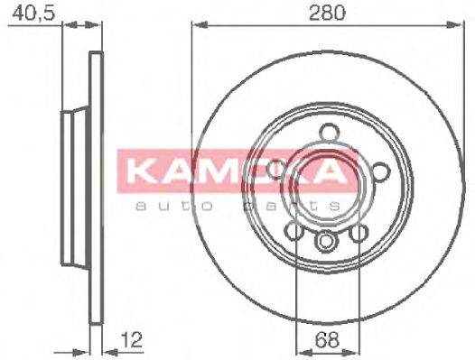 Тормозной диск KAMOKA 1032024