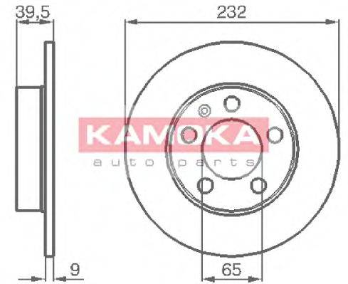 Тормозной диск KAMOKA 1036068