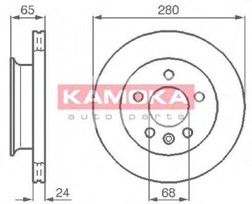 Тормозной диск KAMOKA 103854
