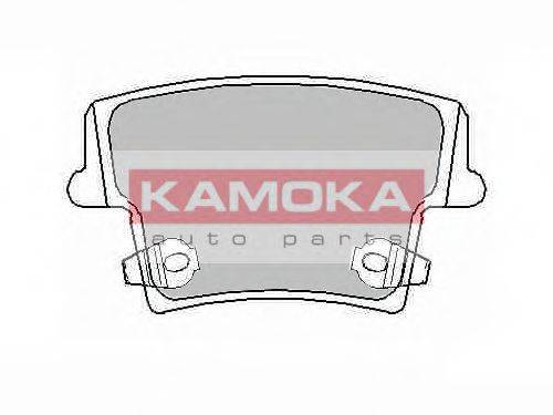 Комплект гальмівних колодок, дискове гальмо KAMOKA JQ101132