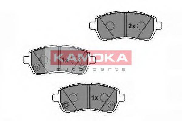 Комплект гальмівних колодок, дискове гальмо KAMOKA JQ1018454