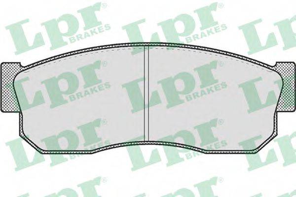 Комплект гальмівних колодок, дискове гальмо LPR 05P185