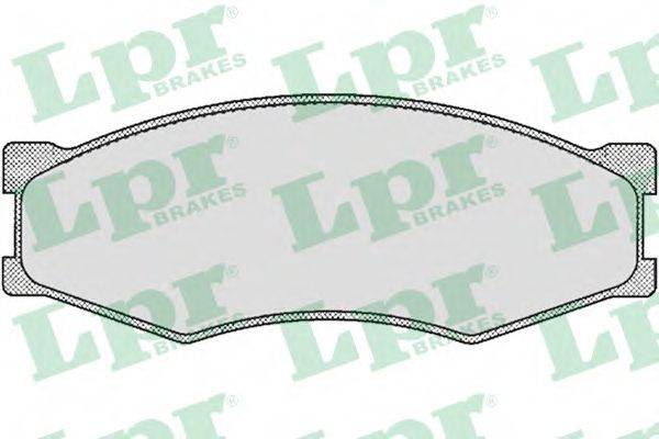 Комплект гальмівних колодок, дискове гальмо LPR 05P264