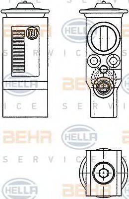 Розширювальний клапан, кондиціонер HELLA 8UW 351 234-231