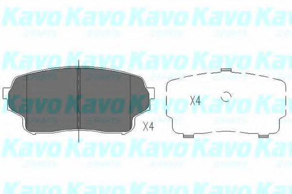 Тормозные колодки KAVO PARTS KBP-8511