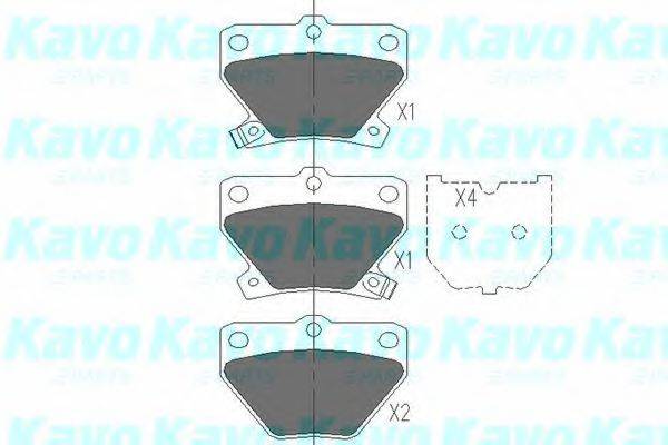 Тормозные колодки KAVO PARTS KBP-9013