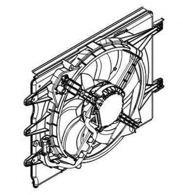 Вентилятор системы охлаждения двигателя NRF 47595
