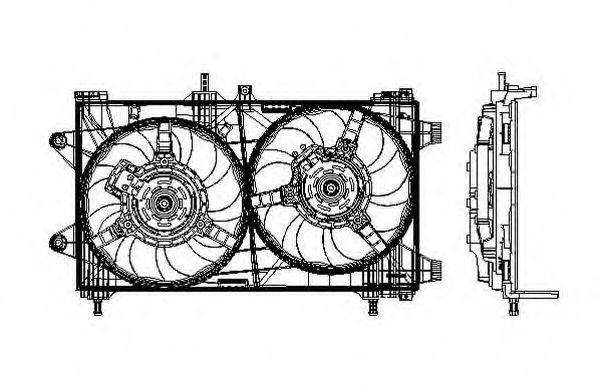 Вентилятор системы охлаждения двигателя NRF 47802